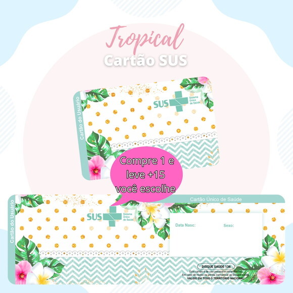 Arquivo Digital Cartão Sus Tropical #1862