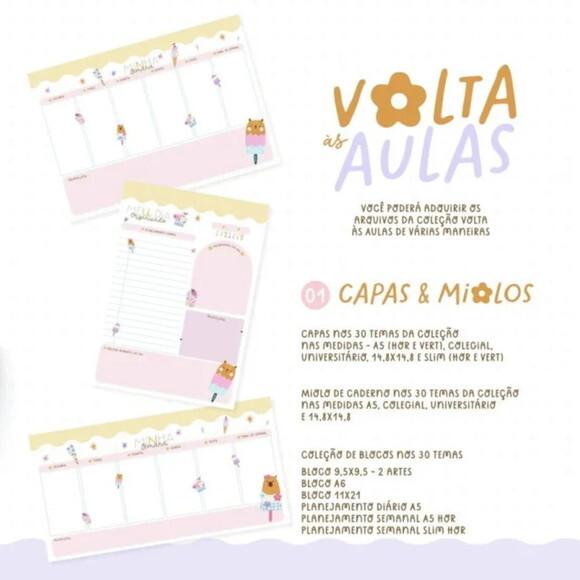 Arquivo Digital Coleção Agendas Escolares 2026 #7682