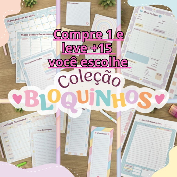 Arquivo Digital Coleção Bloquinhos #6794