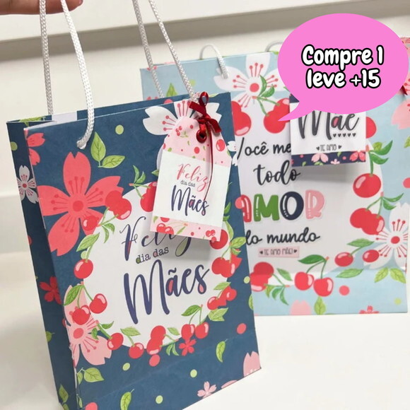 Arquivo Digital Dia das Mães - Tags, Sacola e Cards #184