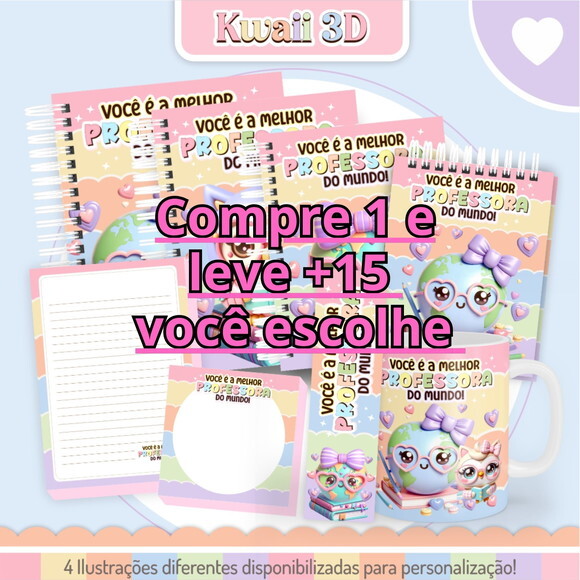 Arquivo Digital Dia dos Professores Kawaii #6945