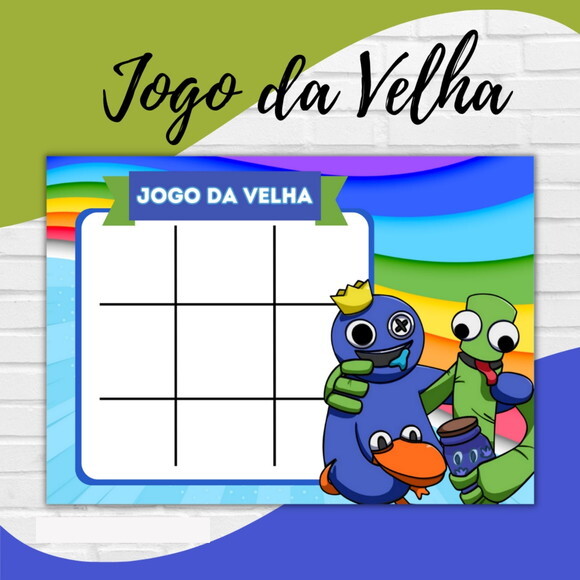 Arquivo Digital Jogo da Velha Balão Azul #2732