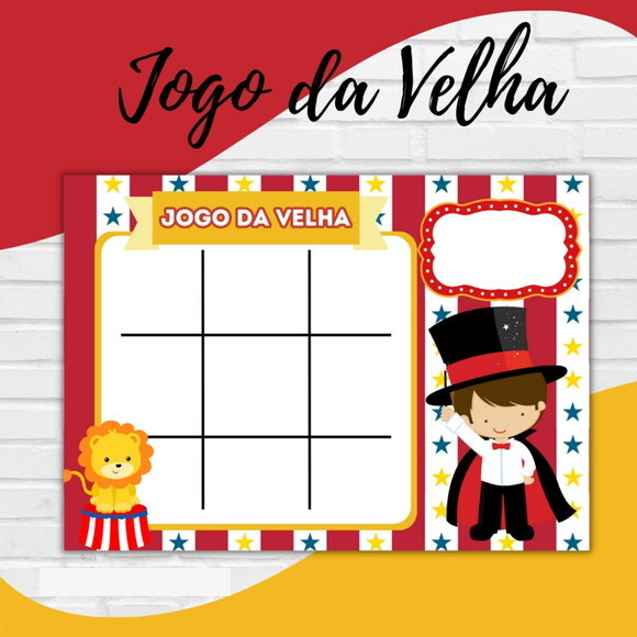 Arquivo Digital Jogo da Velha Circo #3074