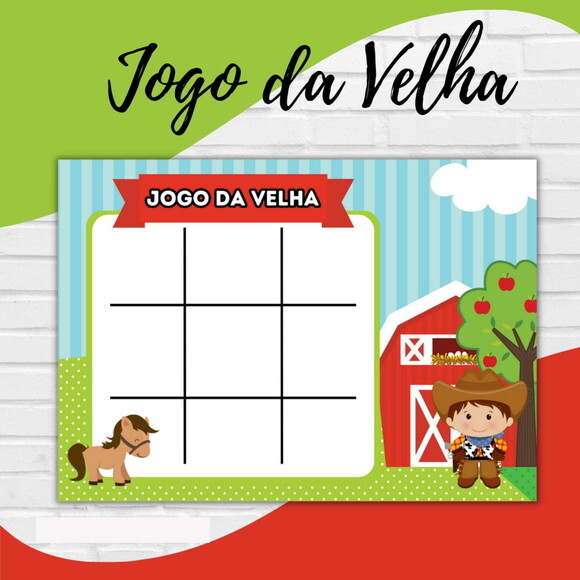 Arquivo Digital Jogo da Velha Fazendinha #3108