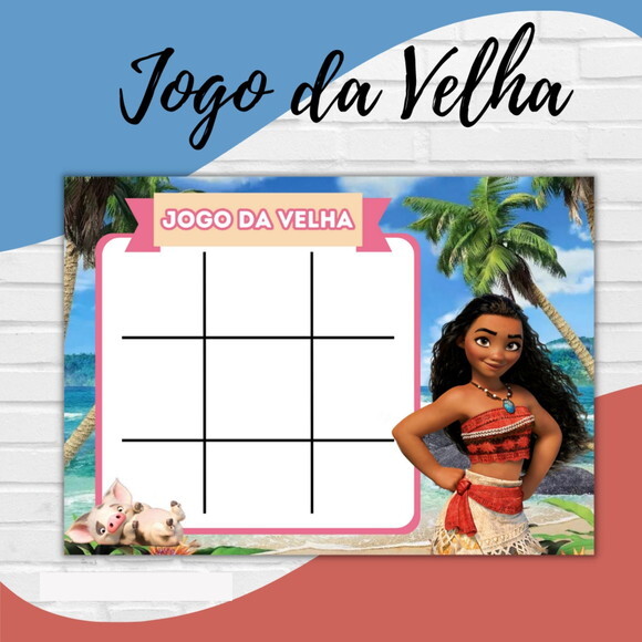Arquivo Digital Jogo da Velha Moana #3075