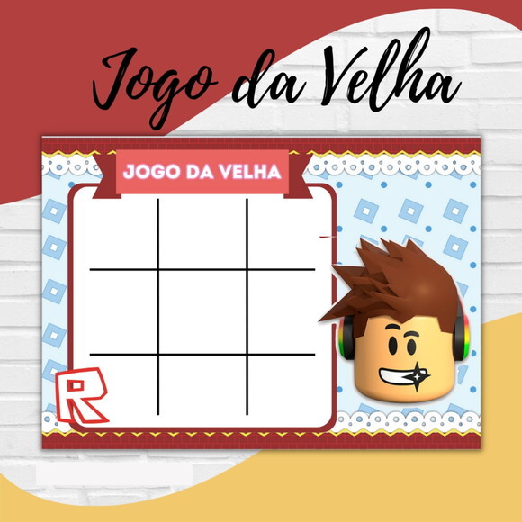 Arquivo Digital Jogo da Velha Roblox Azul #2730