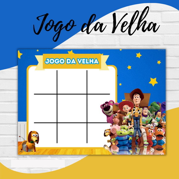 Arquivo Digital Jogo da Velha Toy Story #2750