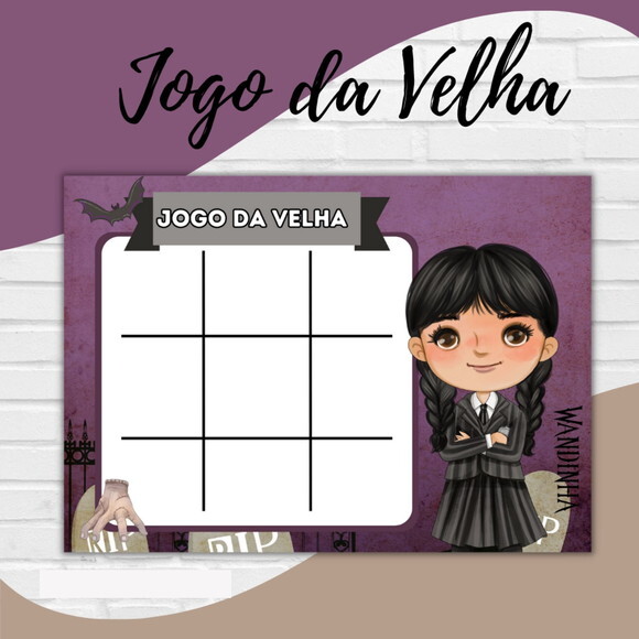 Arquivo Digital Jogo da Velha Wandinha #2725