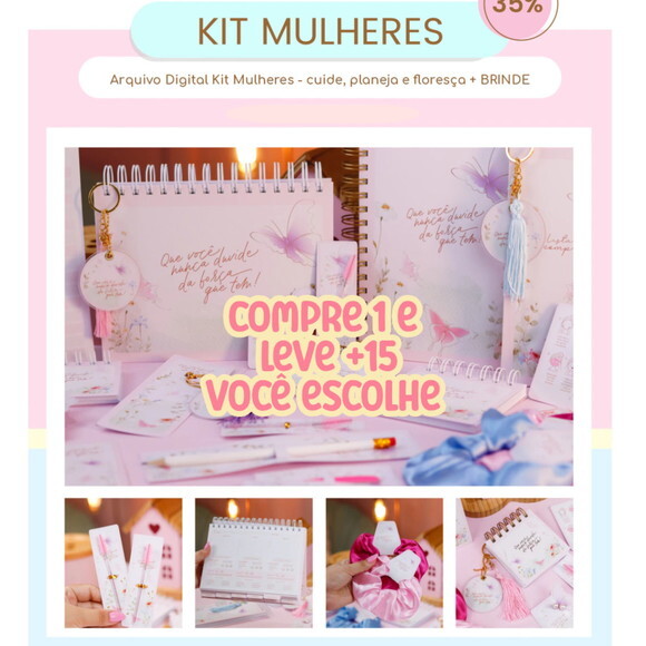 Arquivo Digital Kit Mulher Organizada #7737