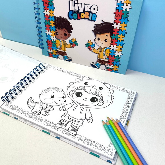 Arquivo Digital Little Boys - Livro de Colorir #2001