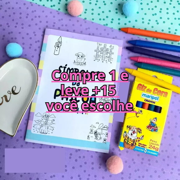 Arquivo Digital Livrinho de Colorir Pascoa #6507