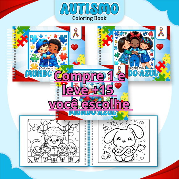Arquivo Digital Livro de Colorir Autismo #6334
