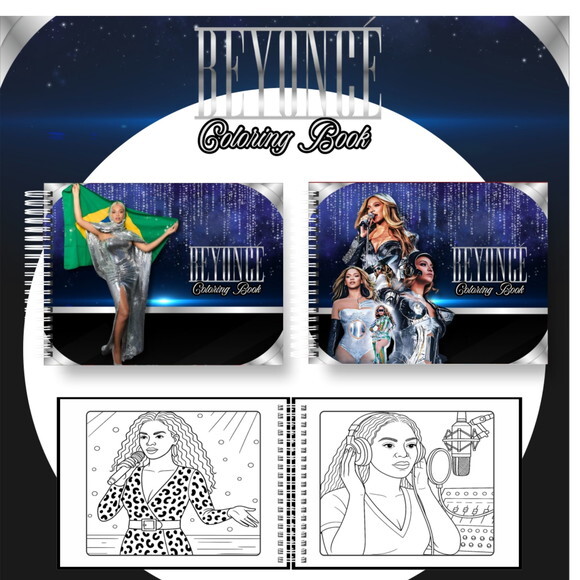Arquivo Digital Livro de Colorir Beyocé #6988