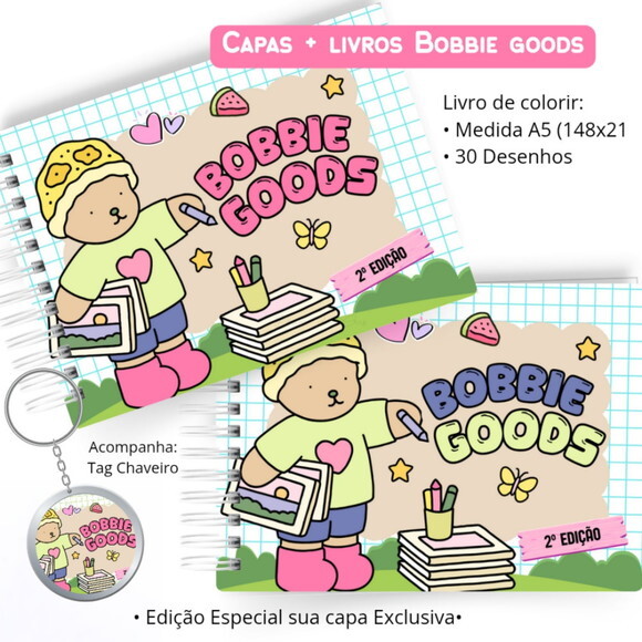 Arquivo Digital Livro de Colorir Bobbie Goods #7029