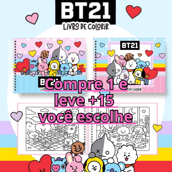 Arquivo Digital Livro de Colorir Bt 21 #7097
