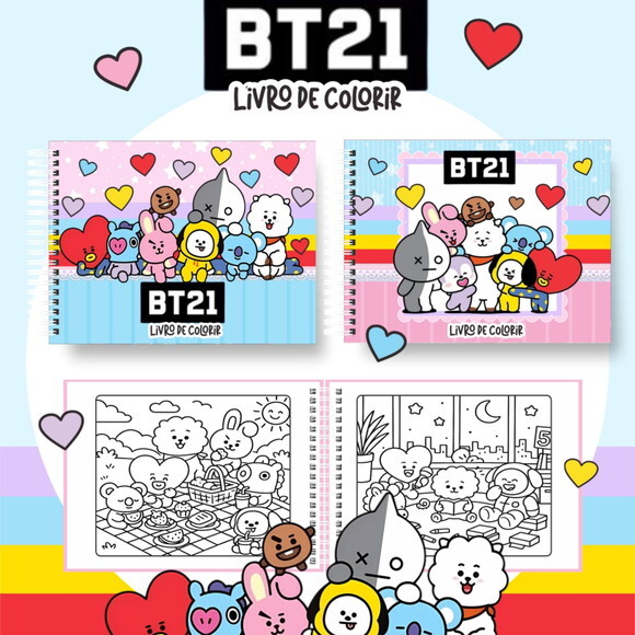 Arquivo Digital Livro de Colorir Bt 21 #7097