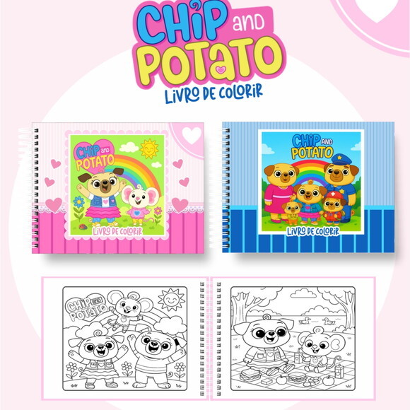 Arquivo Digital Livro de Colorir Chip Potato #7198