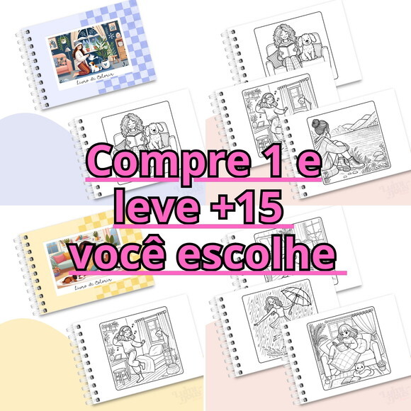Arquivo Digital Livro de Colorir Conforto #6566