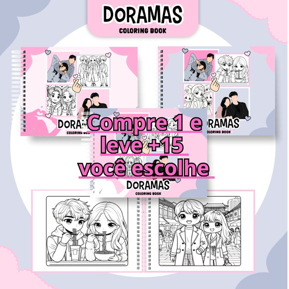 Arquivo Digital Livro de Colorir Doramas #6293