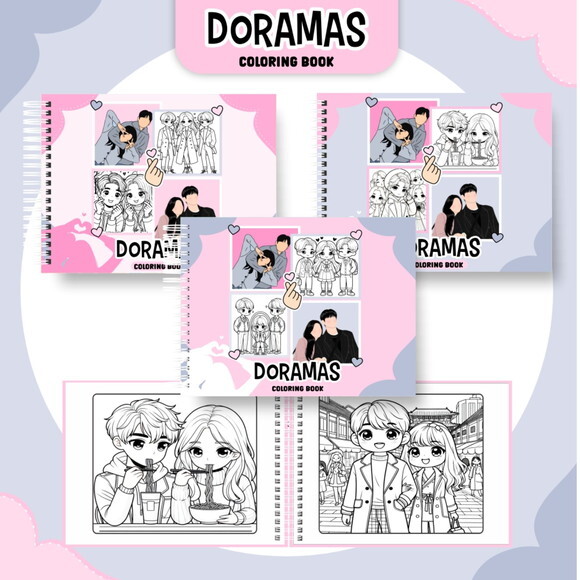 Arquivo Digital Livro de Colorir Doramas #6293