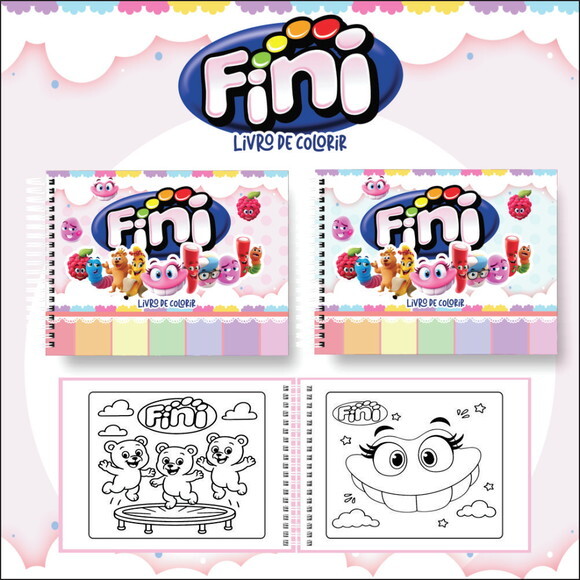 Arquivo Digital Livro de Colorir Fini #7196
