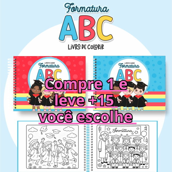 Arquivo Digital Livro de Colorir Formatura #7128