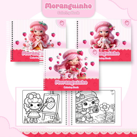 Arquivo Digital Livro de Colorir Moranguinho #6467