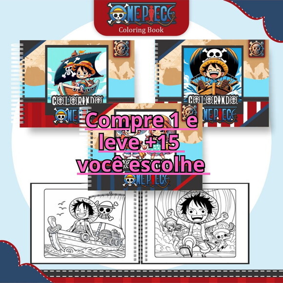 Arquivo Digital Livro de Colorir One Piece #6335
