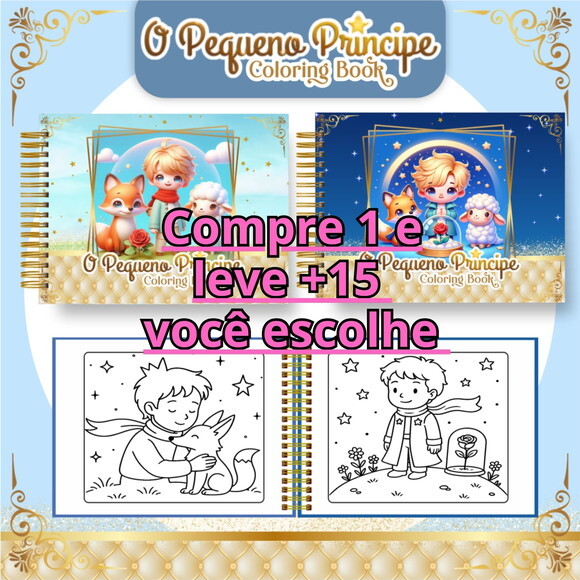 Arquivo Digital Livro de Colorir Pequeno Príncipe #6820