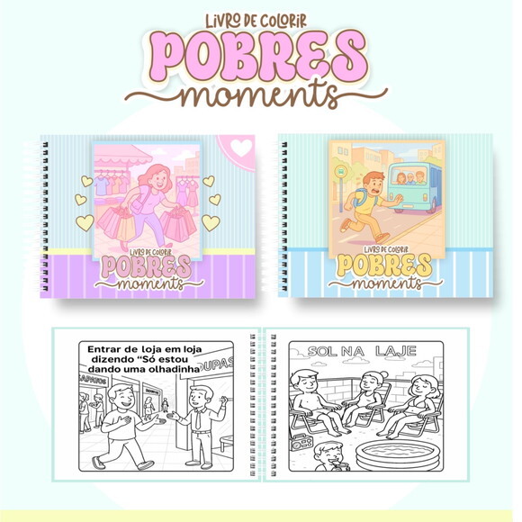 Arquivo Digital Livro de Colorir Pobres Momests #7093