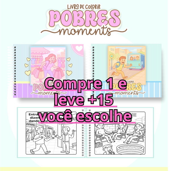 Arquivo Digital Livro de Colorir Pobres Momests #7093