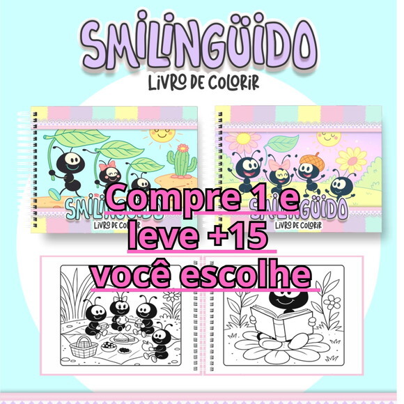 Arquivo Digital Livro de Colorir Smilinguido #6995