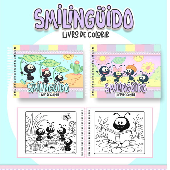 Arquivo Digital Livro de Colorir Smilinguido #6995