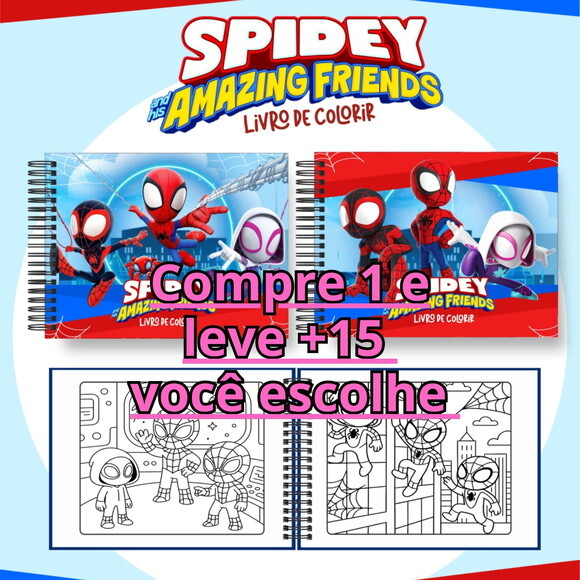 Arquivo Digital Livro de Colorir Spidey e Amigos #6971