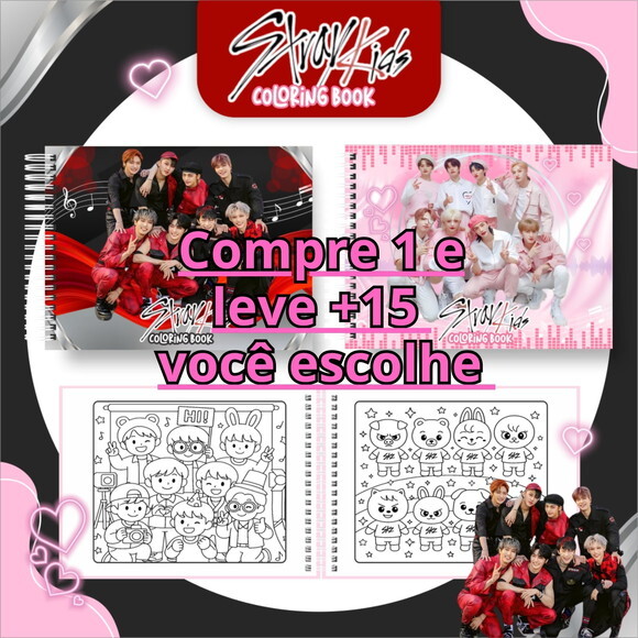Arquivo Digital Livro de Colorir Stray Kids #6825