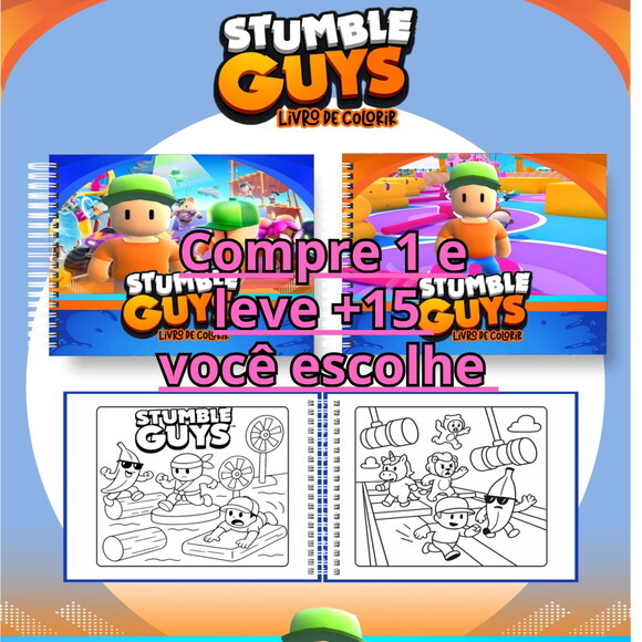Arquivo Digital Livro de Colorir Stumble Guys #6880