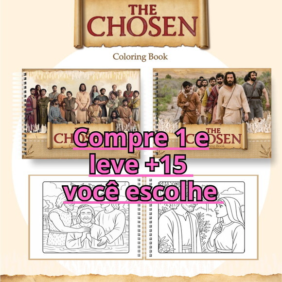 Arquivo Digital Livro de Colorir The Chosen #7007