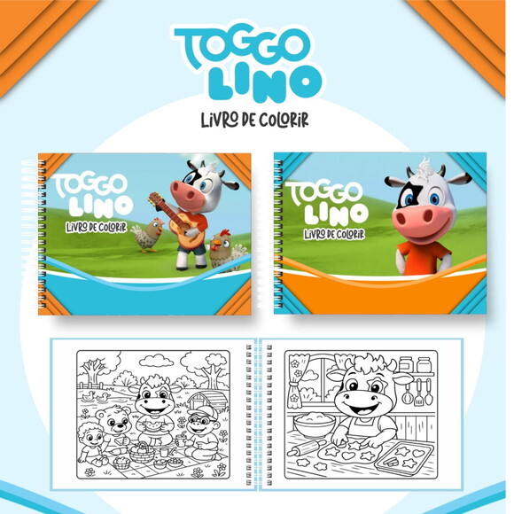 Arquivo Digital Livro de Colorir Toggo Lino #7092