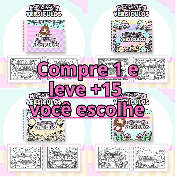 Arquivo Digital Livro de Colorir Versículos #6562