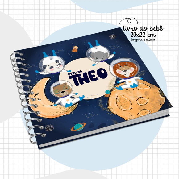 Arquivo Digital Livro do Bebê Astronauta Animais #2914