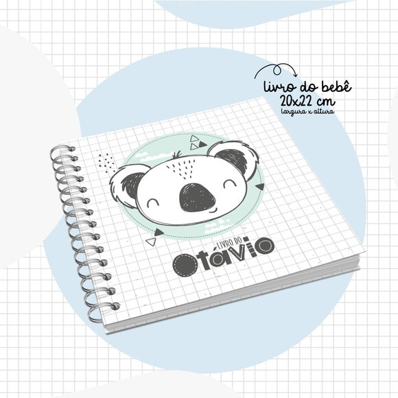 Arquivo Digital Livro do Bebê Coala Escandinavo #2906