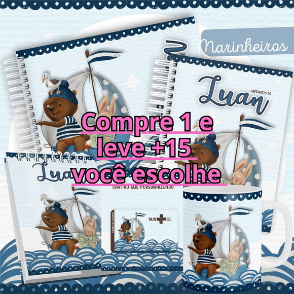 Arquivo Digital Livro do Bebê e Caderneta Marinheiro #2525