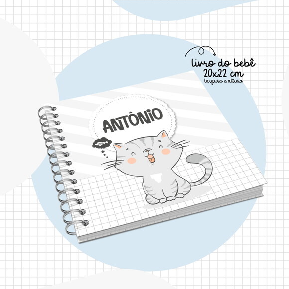 Arquivo Digital Livro do Bebê Gatinho #2890