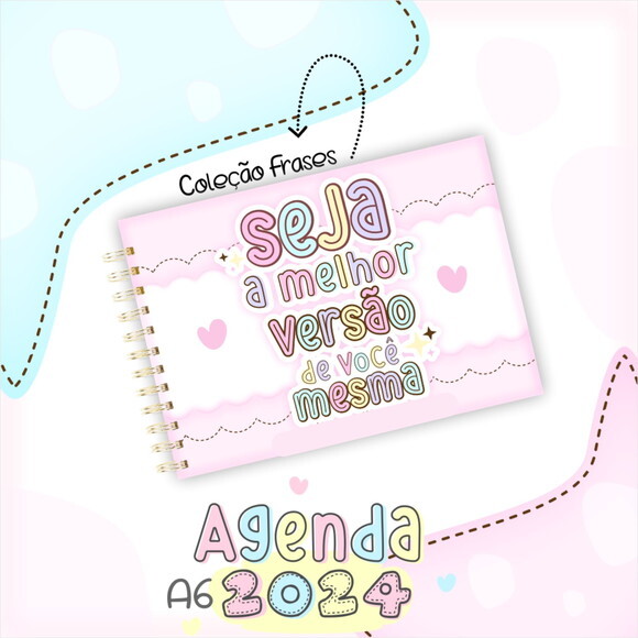 Arquivo Digital Mini Agenda A6 - 2024 #2280