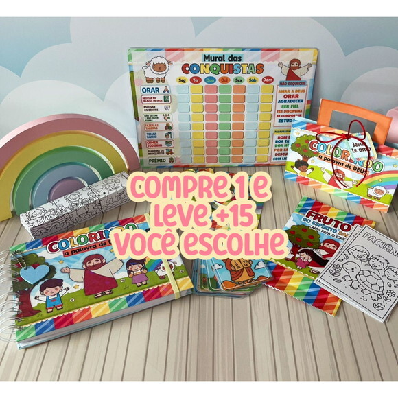 Arquivo Digital Pack Colorir Cristão #7256