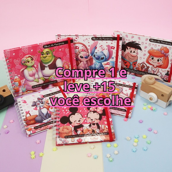 Arquivo Digital Pack de Capas Álbum de Memórias #6738