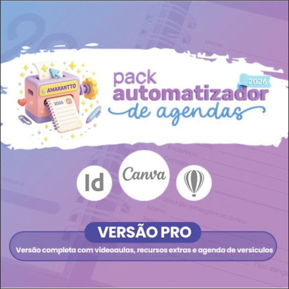 Arquivo Digital Planilhas para Agendas 2026 #7149