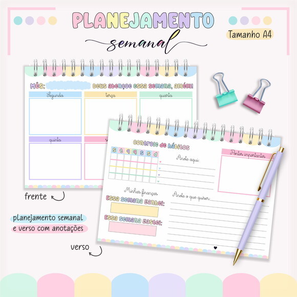 Arquivo Digital Planejamento Semanal #3548