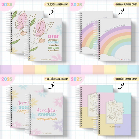 Arquivo Digital Planner Candy 2025 #6042