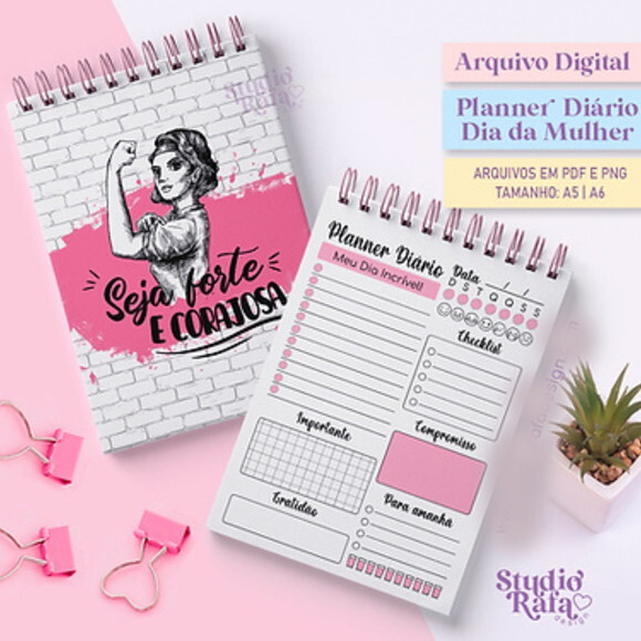Arquivo Digital Planner da Mulher #7722